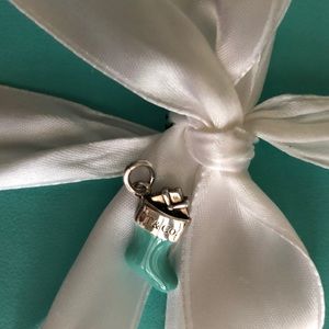 New Tiffany&Co Silver stocking charm pendant